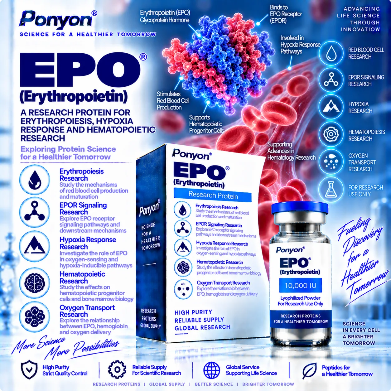 Erythropoietin (EPO) 3000IU×10Vials